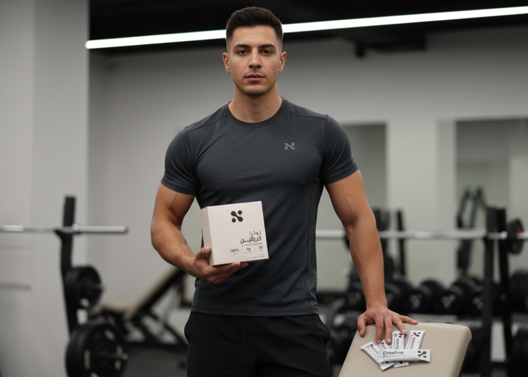 Nutra creatine boxes and individual stick packs